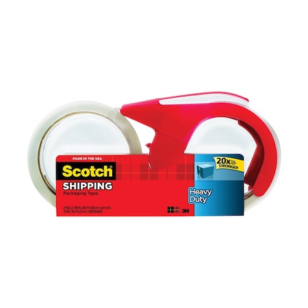 3M 3M Scotch 1.88 in. W X 38.2 yd L Heavy-Duty Packaging Tape with Dispenser 3850S-2-1RD